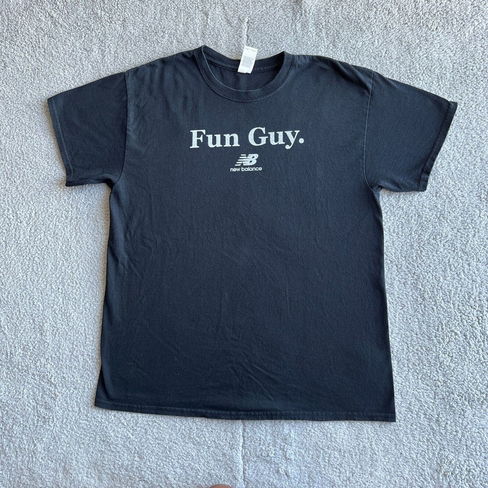 New Balance x Kawhi Leonard Fun Guy T Shirt Mens Large Black Collab NBA